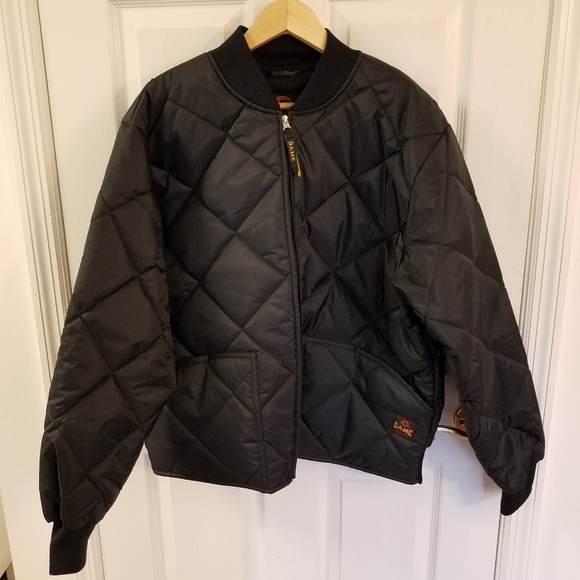 Game Workwear Ltd Other - Game Workwear Ltd Men's Black Quilted Bomber Jacket Lined Size Large